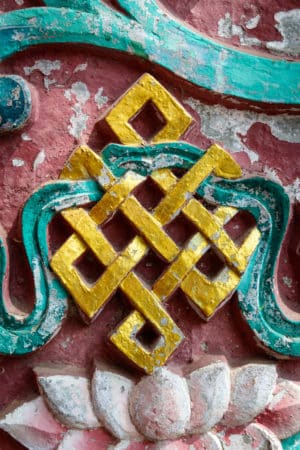 ALTRE ICONE: LA CONCHIGLIA E IL NODO INFINITO., Mirabile Tibet