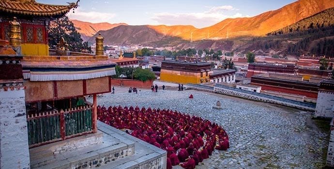 RIAPRE IL MONASTERO DI LABRANG NEL GANSU, Mirabile Tibet