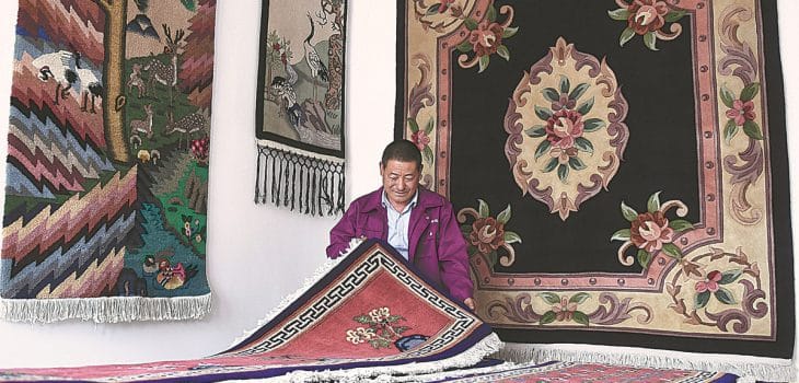 HI-TECH IN TIBET, COME LA TECNOLOGIA CAMBIA VOLTO ALL’INDUSTRIA DEI TAPPETI, Mirabile Tibet