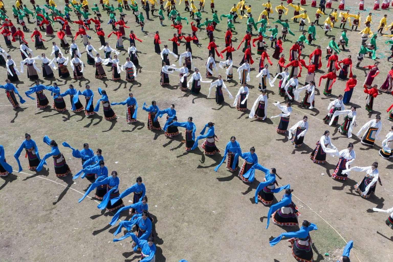 NUOVO RECORD MONDIALE PER UNA DANZA TIBETANA, Mirabile Tibet